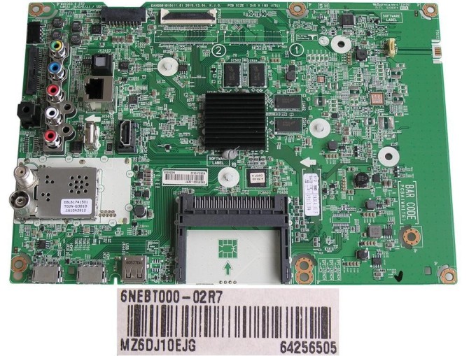 LCD modul základná doska EBT64256505