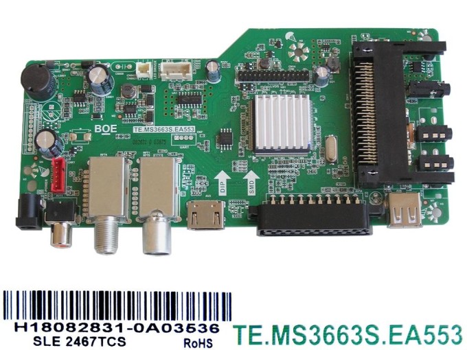 LCD modul základná doska Sencor SLE2467TCS H18082831-0A003536 TE.MS3663S.EA553