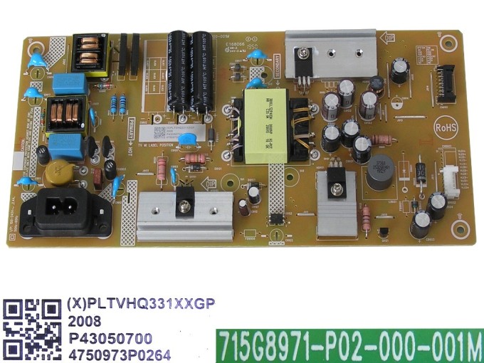 LCD modul zdroj Philips PLTVHQ331XXGP - SMPS napájací doska 715G8971-P02-000-001M