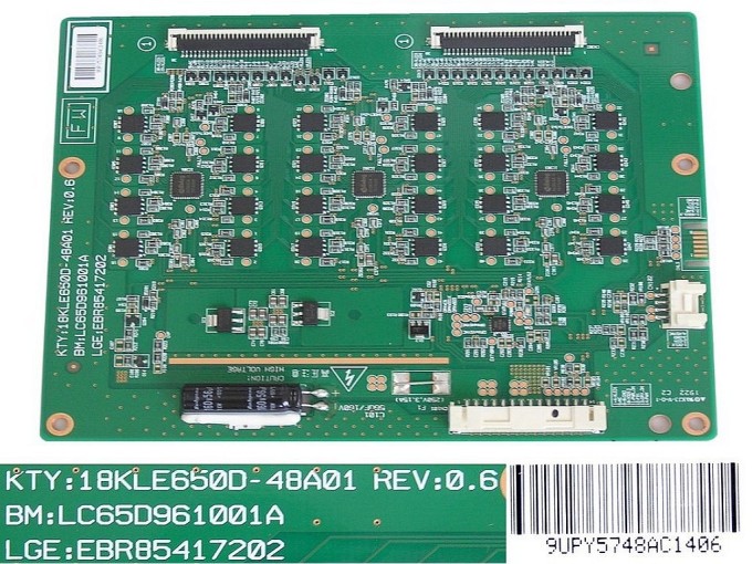 LCD LED Driver Modul EBR85417202 pre TV LG 65" SM90