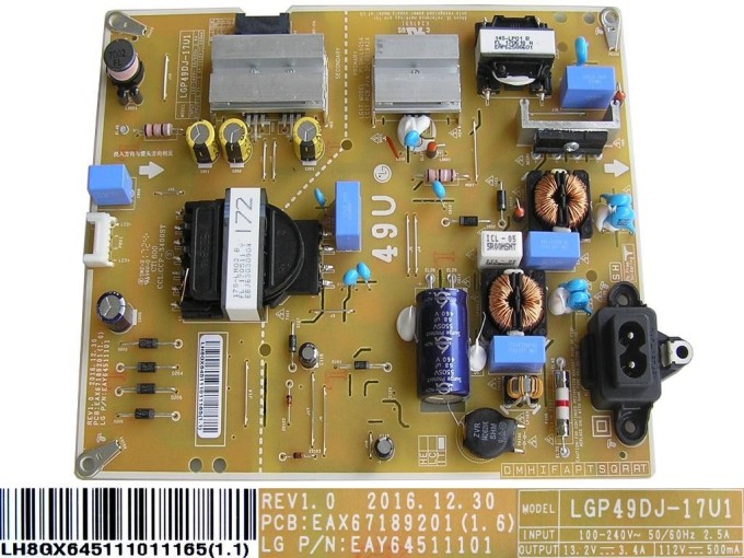 LCD Power Supply Module EAY64511101 pre LG TV
