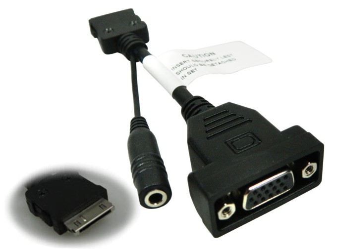 Káblová redukcia VGA a audio jack 3.5mm pre LED TV Samsung