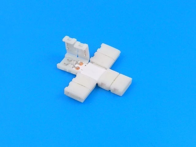 LED spojka X pre pásky 8mm