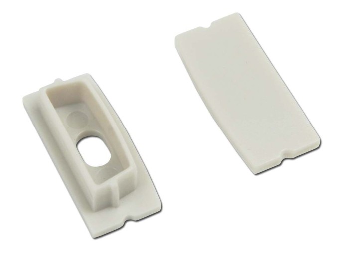 Krytka AL profilu AS3 pre viac pásků - sada 2ks