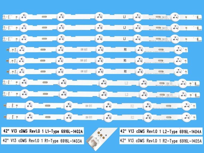 Sada LED podsvietenia LG AGF78379401AL pre LCD panely 42"
