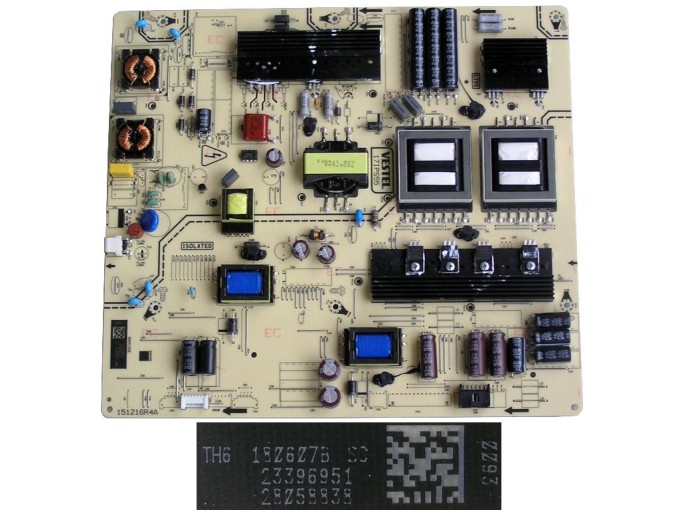 LCD zdrojová doska 17IPS55 / SMPS POWER BOARD Vestel 23396951