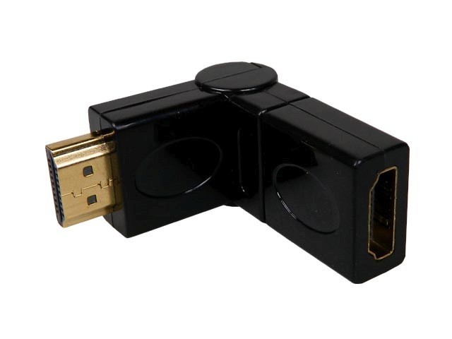 HDMI Rotačná Spojka 19 Pin Samec/Samica HD35