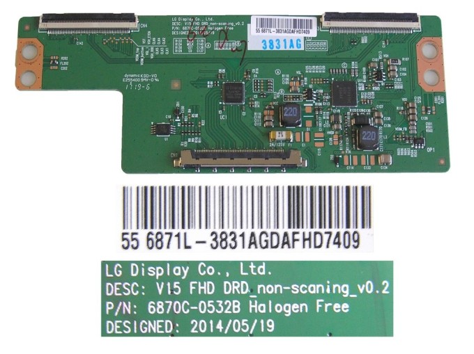 LCD T-CON modul 6870C-0532B pre Gogen TVF55P269T