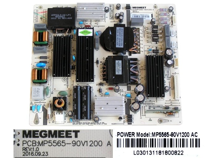 LCD zdroj Changhong CHiQ UHD65E6200ISX2 - MP5565-90V1200AC