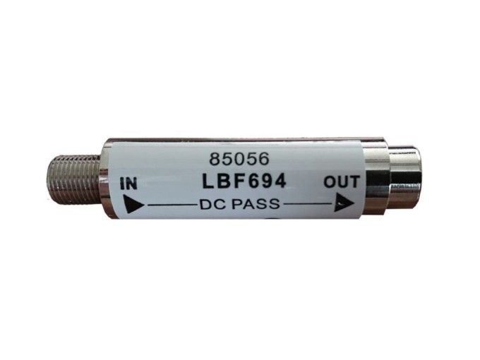 LTE filter LBF 694 - 5-694 MHz pre LTE700, F-konektor
