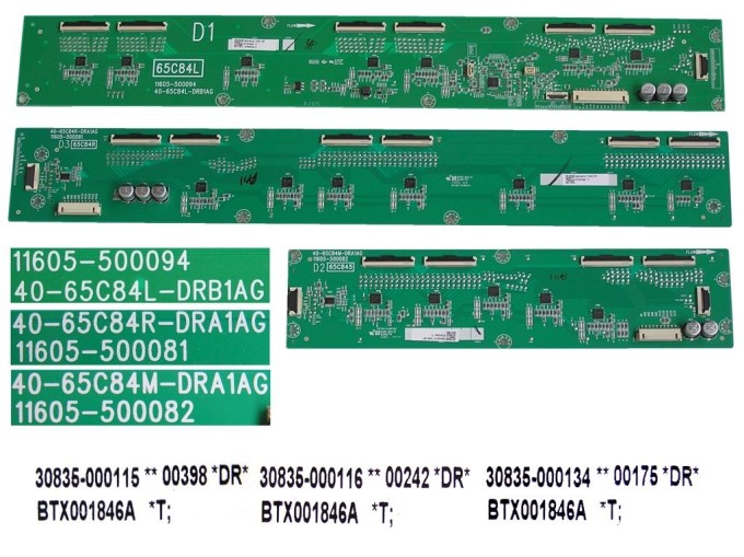 LED Driver Sada pre TCL LCD TV 65C845