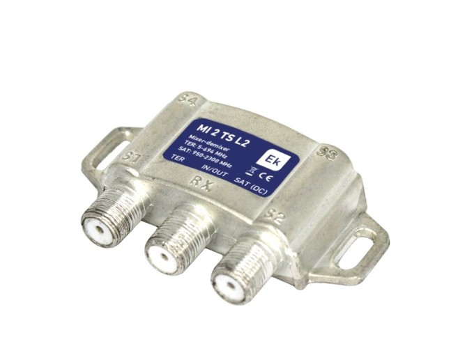 Anténny slučovač F TV/SAT s LTE filtrom ITS MI 2 TS L2