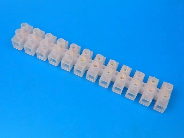 Svorkovnica radová 12 pin transparentná 10,0mm²