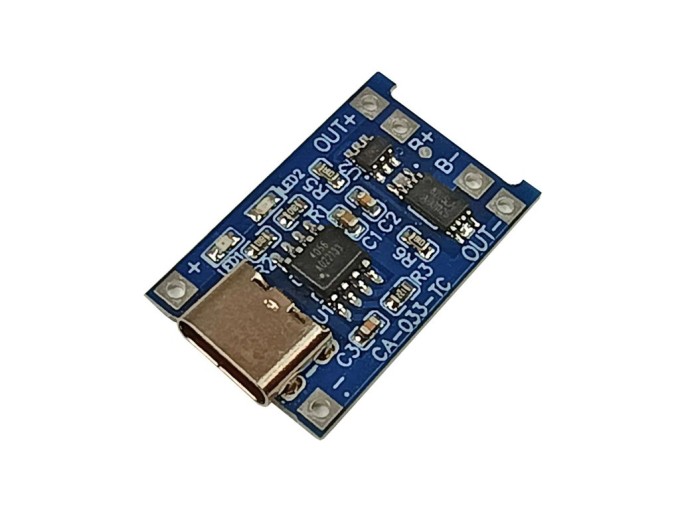 TP4056/4056ES modul nabíjania Li-ion s USB-C a vybíjací ochranou