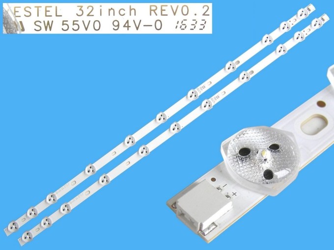 LED podsvit 575mm 11LED sada Vestel - náhrada 30079342AL, 30077844, 30075900, 30077640