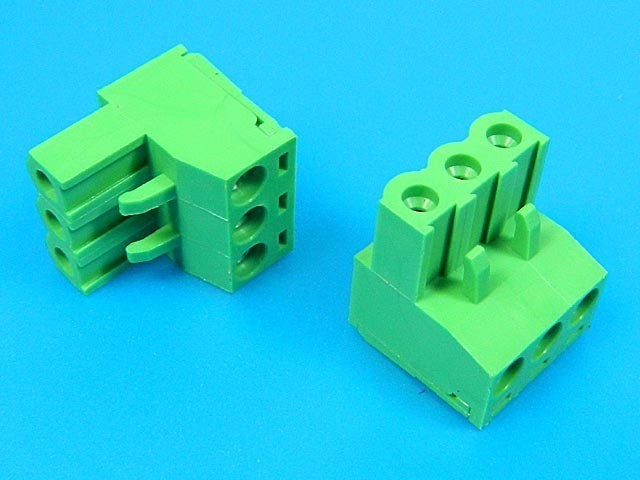 Svorkovnica rozpojovacia Female 3 póly zelená TBW-5-3P/GN