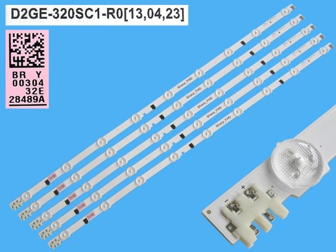 LED podsvietenie pre Samsung a Sharp 32" FHD - 5 pásikov, 655mm