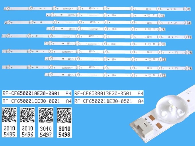 LED podsvietenie sada Vestel RF-CF650001 pre 65" LCD TV