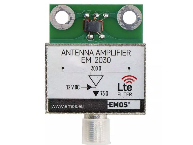 Anténny zosilňovač DVB-T EM-2030 so zosilnením 30dB