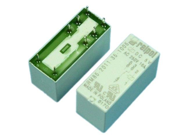 Relé 5V 1x250V 16A RM85-2011-35-1005 Relpol