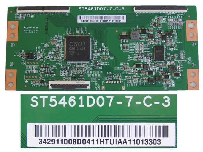 LCD T-CON modul ST5461D07-7-C-3 pre Sencor SLE55US6000TCS