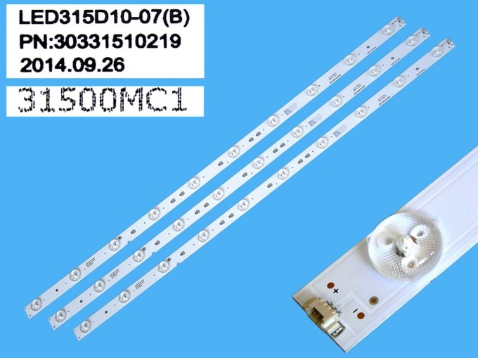 LED podsvietenie 636mm sada ChangHong - 3 kusy pre LCD TV 32"