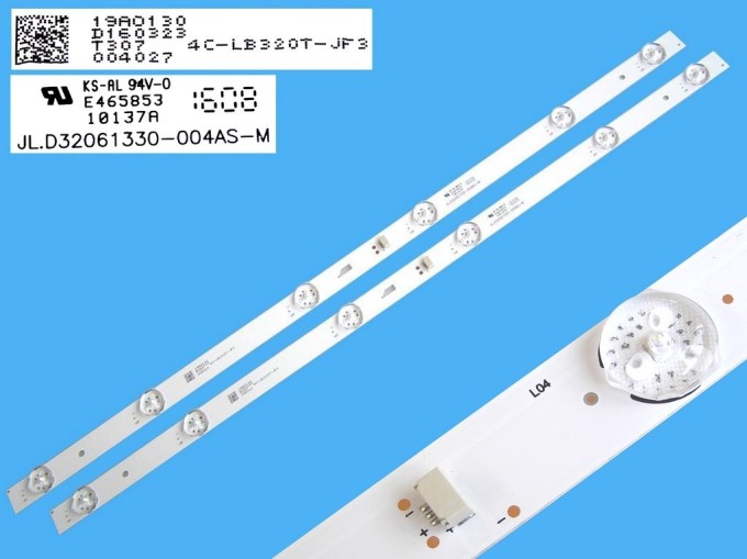 LED podsvit 553mm sada 2 kusy pre TCL a THOMSON TV