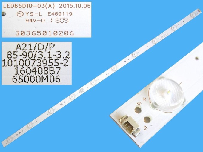 LED podsvietenie 720mm, 10LED - LED65D10-03 / 30365009206