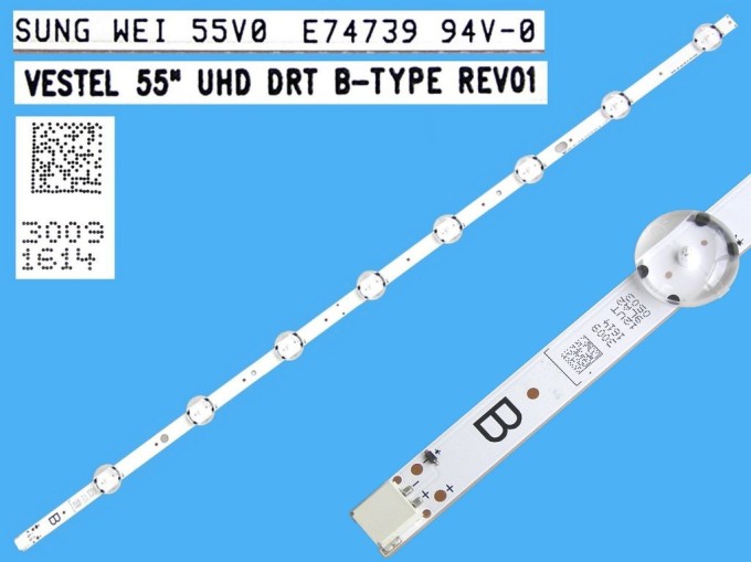 LED podsvietenie 535mm, 8 LED pre LCD panely 50"