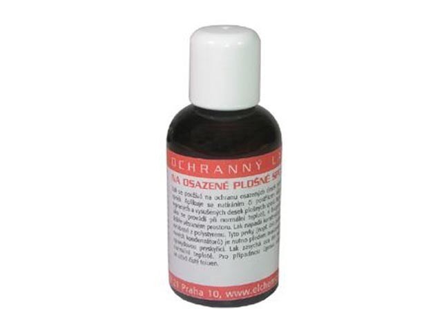 Ochranný lak pre osadené plošné spoje 50ml