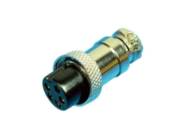 Mikrofónny DIN konektor samička 5 pinov MIC325
