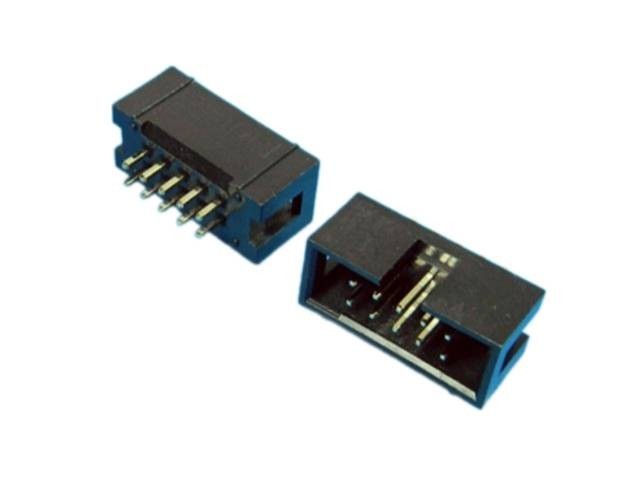 Konektor IDC 10 pinov (2x5) RM2.54mm do DPS priamy