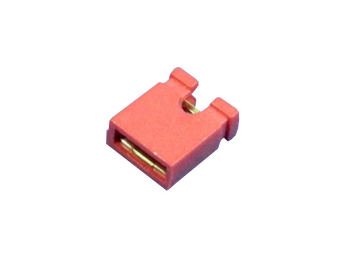 Prepojka kontaktní lišty JUMPER-R červená 2.54mm