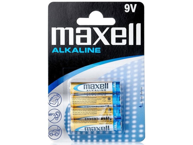 Maxell Alkaline AAA Batérie LR03 4ks