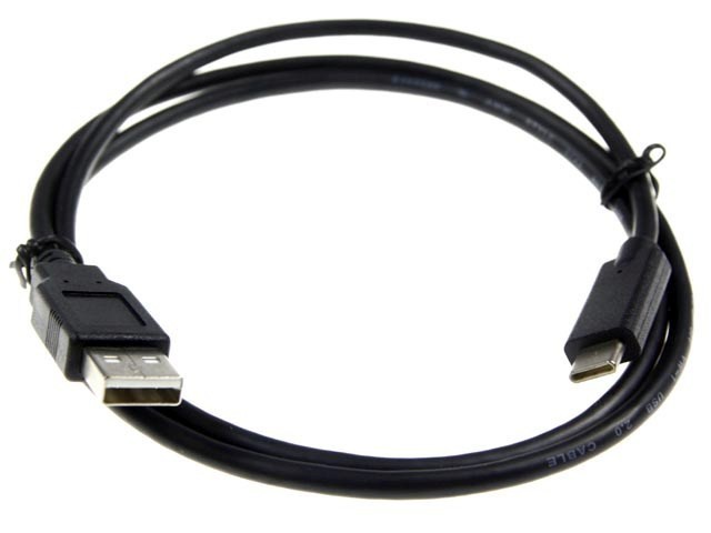 USB C 3.1 na USB A 2.0 dátový kábel 1m čierny