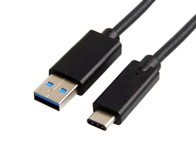 USB C 3.1 na USB A 3.0 Kábel 0,5 m - čierny