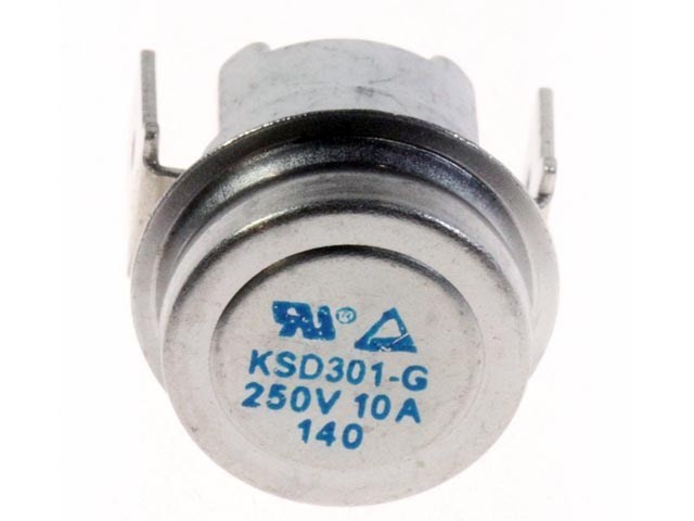 Tepelná poistka KSD301G 140°C 10A 250V