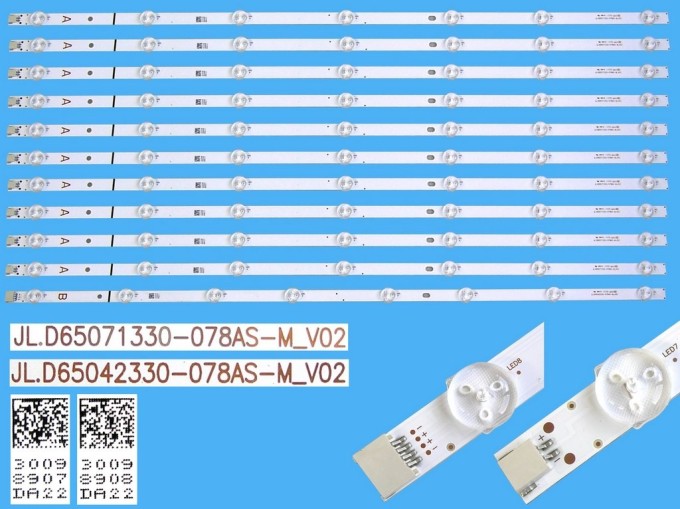 LED podsvit 707mm sada Vestel 23656103 - 11 kusov