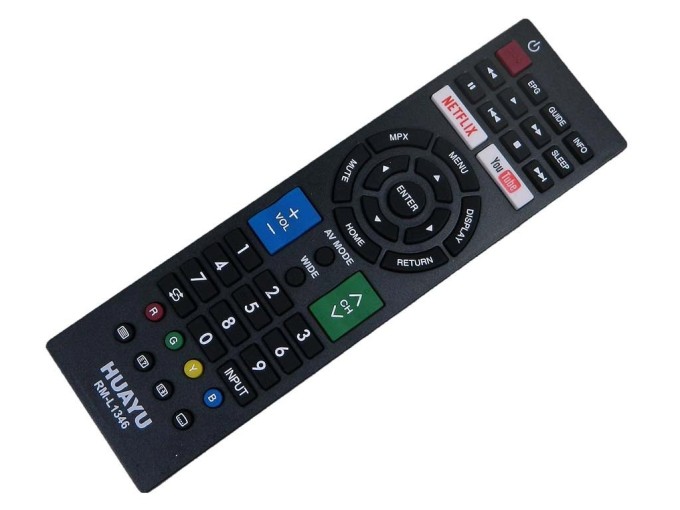 Univerzálny diaľkový ovládač RM-L1346 pre televízory Sharp