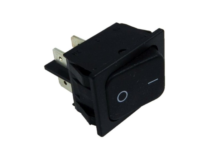 Kolébkový vypínač Marquardt 1832.3602 OFF-ON černý 20A/250V AC