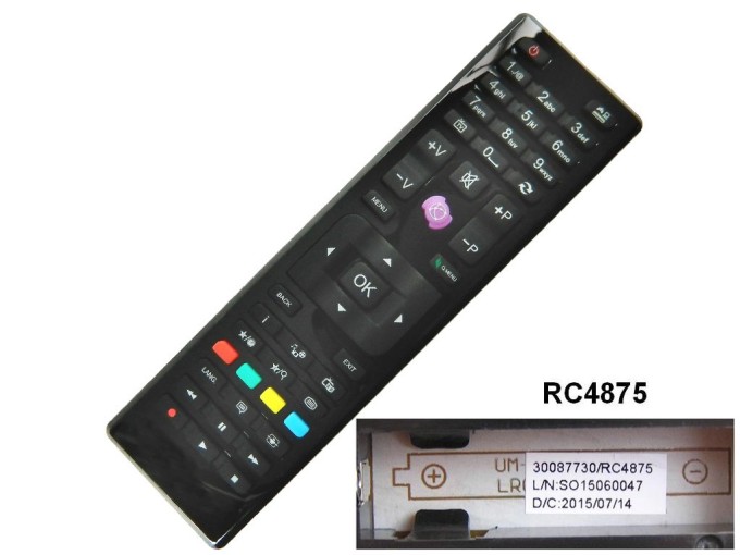 Diaľkový ovládač RC4875 pre Vestel a SABA LCD TV