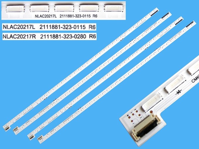 LED podsvit EDGE 340mm sada pre Sony 55" LCD TV - 4 kusy