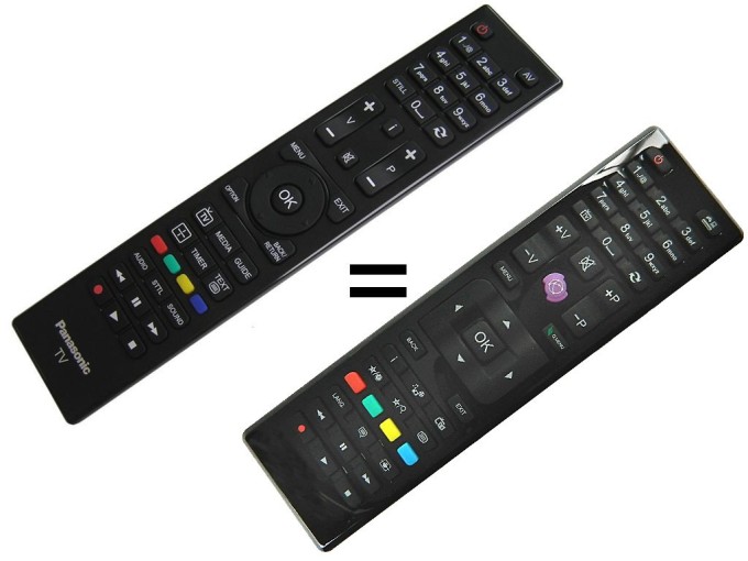 Diaľkový ovládač Panasonic RC4875 pre LCD TV - náhrada za RC4861