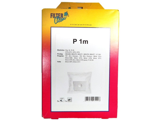 Sáčky do vysávača Electrolux P1m - Sada 5 ks s micro filtrom