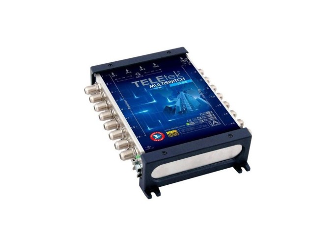 TeleTek 5/16 multiswitch pre satelitný príjem
