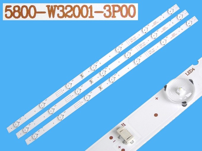 LED podsvietenie 605mm sada 3 pásky D-LED 5800-W32001-3P00