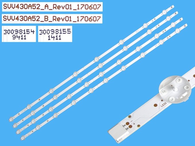 LED podsvit sada Vestel 43" - 4 pásky 840mm D-LED BAR