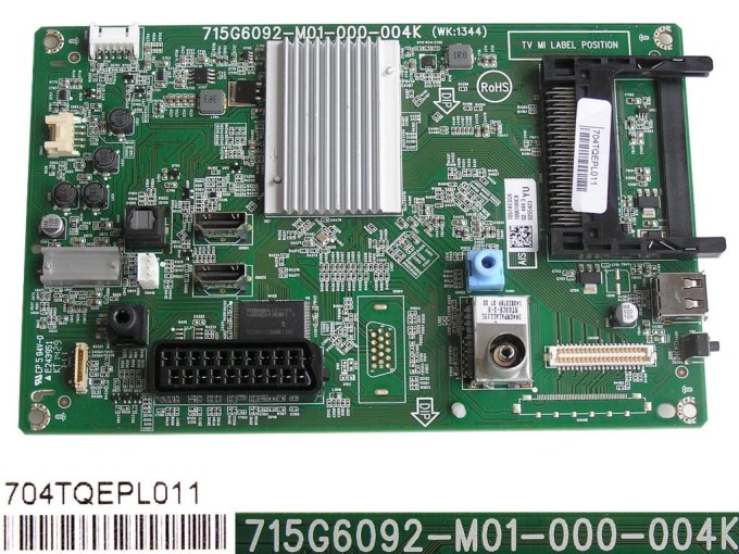 Základná doska LCD LED 705TXESC6 704TQEPL011 pre Philips 32PFH4309/88