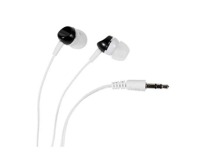 VIVANCO SR 3 34883 Bielečerná Sluchátka do Uší s 3,5mm Jackom