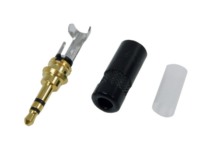 Konektor JACK 3.5mm Stereo Pozlátený NYS231BG